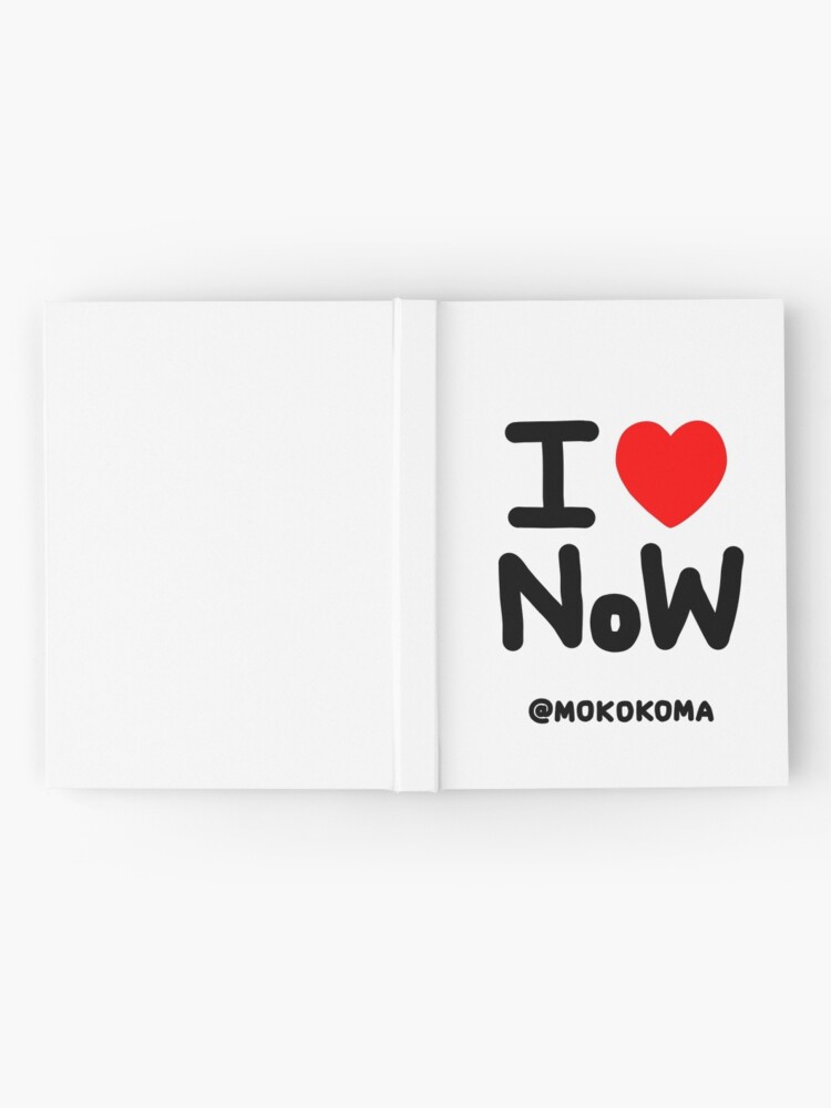 Alternate view of I LOVE NoW (Black Text) Hardcover Journal