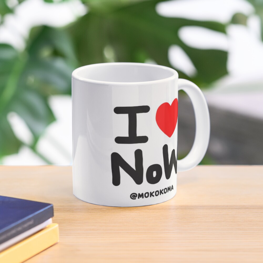 I LOVE NoW (Black Text) Coffee Mug
