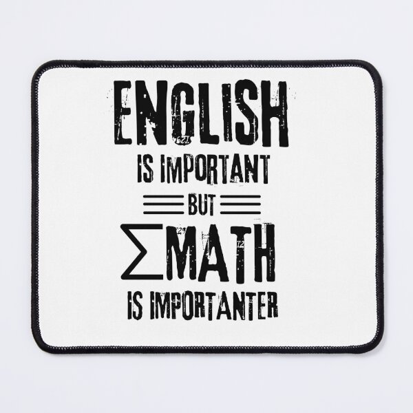 Item preview, english is important but math is importanter designed and sold by Innovational.