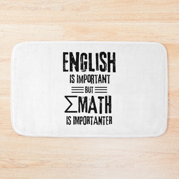 Item preview, english is important but math is importanter designed and sold by Innovational.