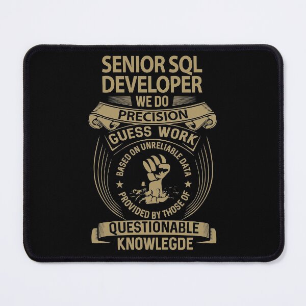 Item preview, Senior Sql Developer T Shirt - We Do Precision Job Gift Item Tee designed and sold by natalinedk.