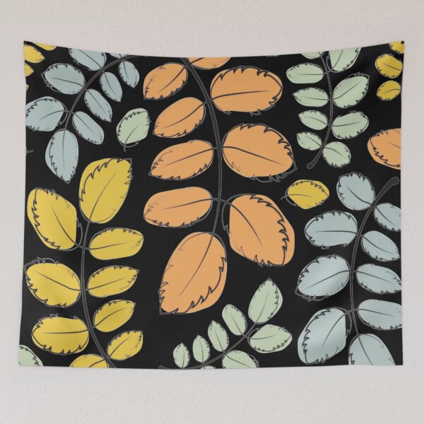 Item preview, Colorful leaves pattern designed and sold by YuviMK.