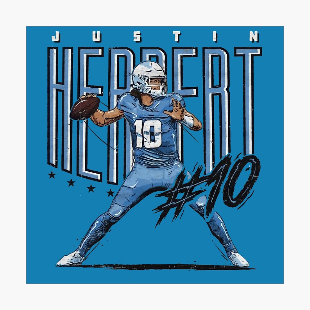 : American Football Player Justin Herbert Poster 10