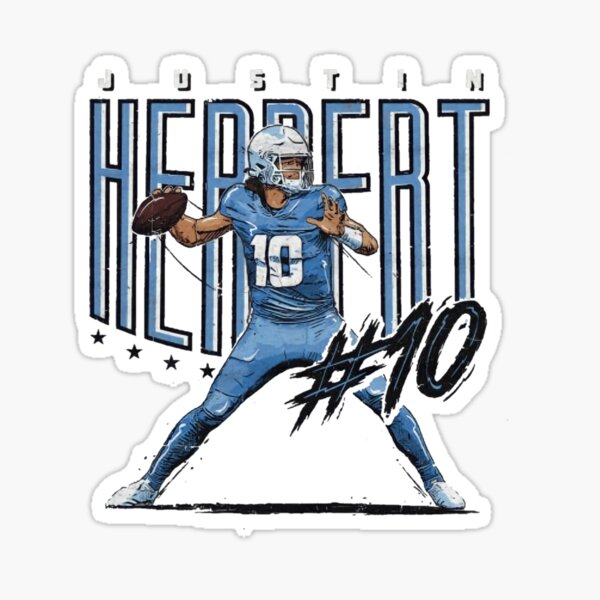 Justin Herbert Alternate Sticker for Sale by ApparelFanatics