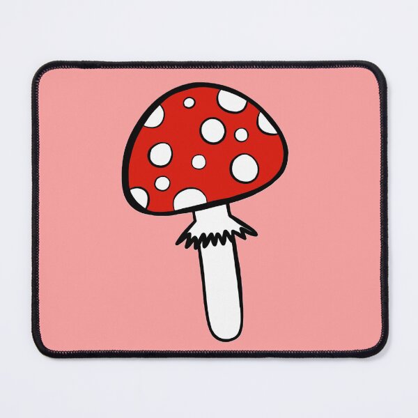 Item preview, Minimalistic Light Red Mushroom Food In The Forest  designed and sold by Barolina.