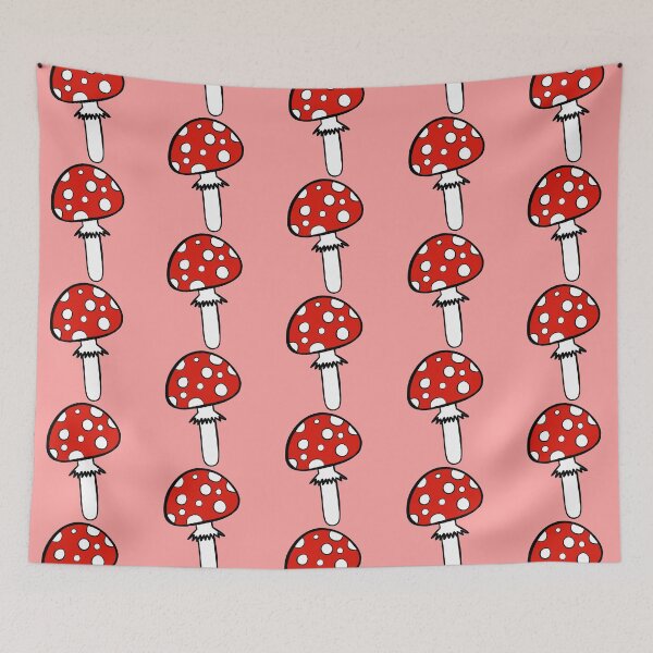 Item preview, Minimalistic Light Red Mushroom Food In The Forest  designed and sold by Barolina.