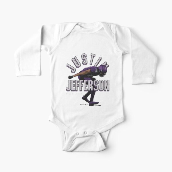 Justin Jefferson Baby Clothes, Minnesota Football Kids Baby Onesie