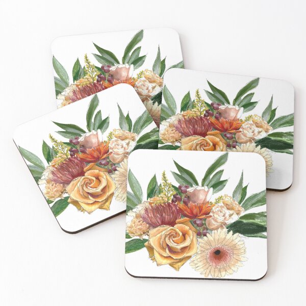 Item preview, antique floral print, rose sketch, leafs designed and sold by Giulia  Palazzo.