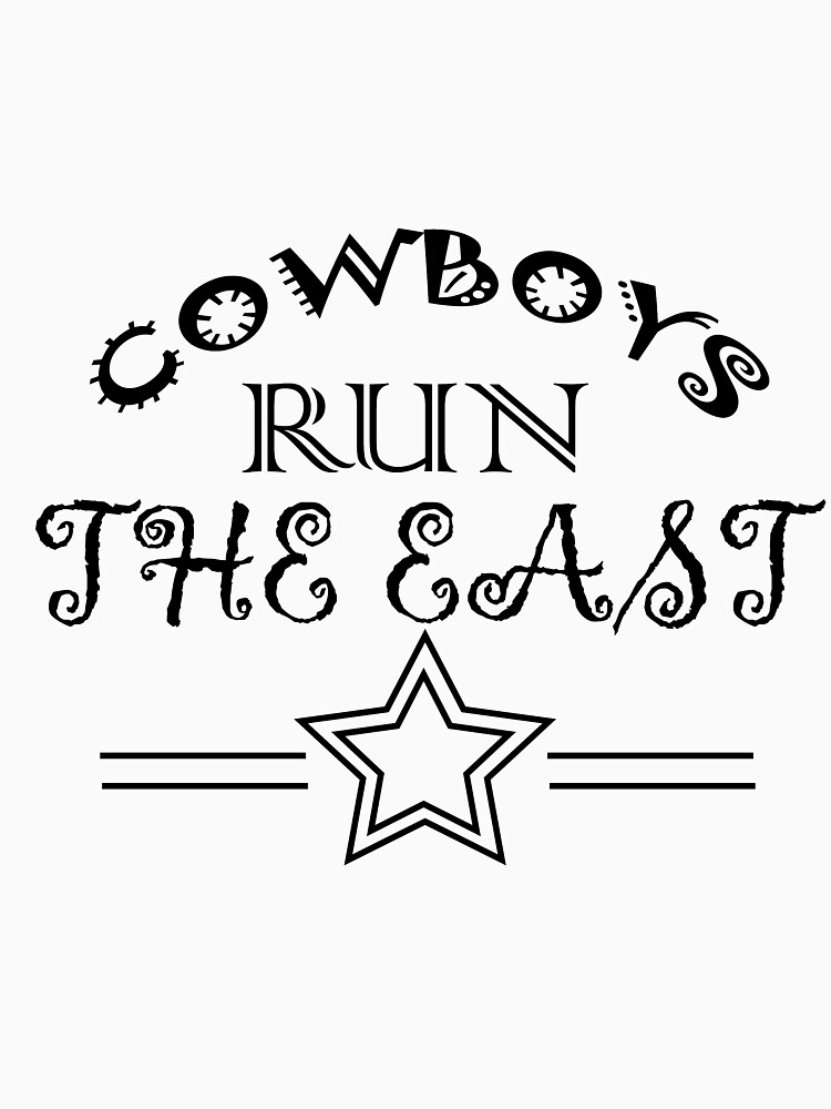 Dallas Cowboys Run The East T Shirt - Trends Bedding