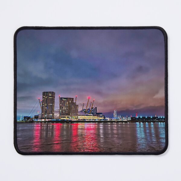 Item preview, Greenwich at night across the Thames designed and sold by RavenPhotoUK.