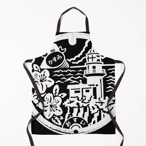 Item preview, Crab lighthouse motif on manhole in Japan - White designed and sold by mattraski.