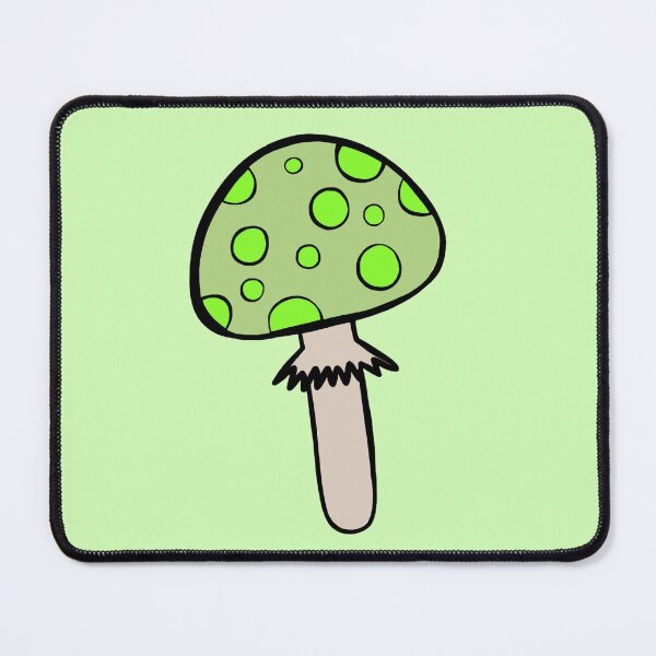 Item preview, Minimalistic Light Green Mushroom Food In The Forest  designed and sold by Barolina.