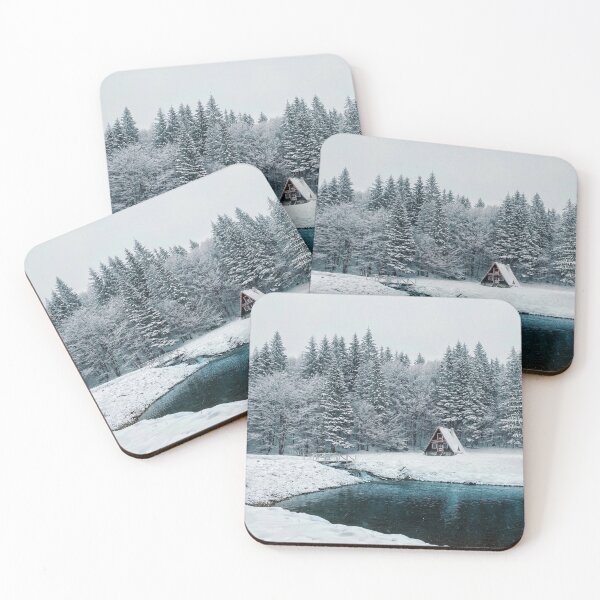 Item preview, Nature, cold, winter, Antarctica,december, snowy,pine trees, North Pole,  Christmas  designed and sold by RashidaHanaart.