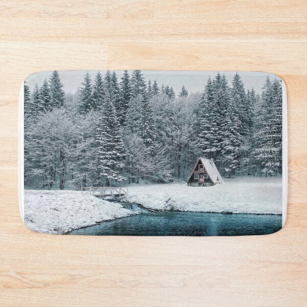 Item preview, Nature, cold, winter, Antarctica,december, snowy,pine trees, North Pole,  Christmas  designed and sold by RashidaHanaart.