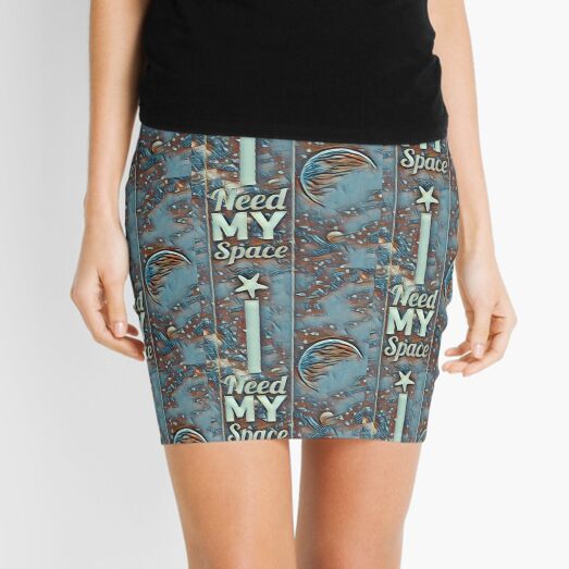 I need my space and greens Mini Skirt