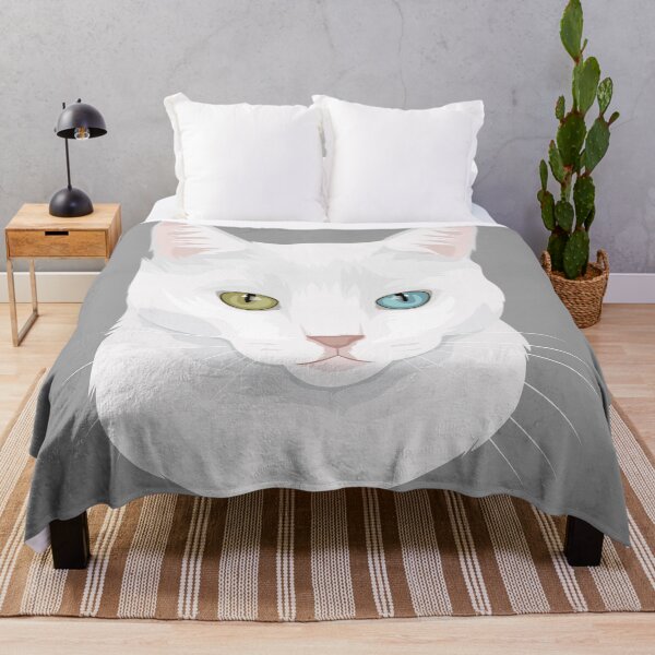 Item preview, White bicolor cat designed and sold by retratosChulis.