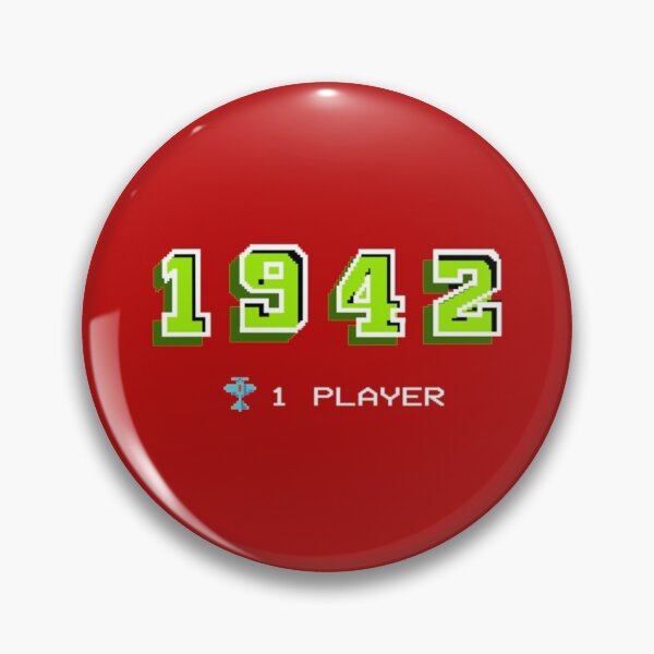 Item preview, 1942 Plane Arcade Videogames pixel game style art Nes   designed and sold by HollyCannonArt.