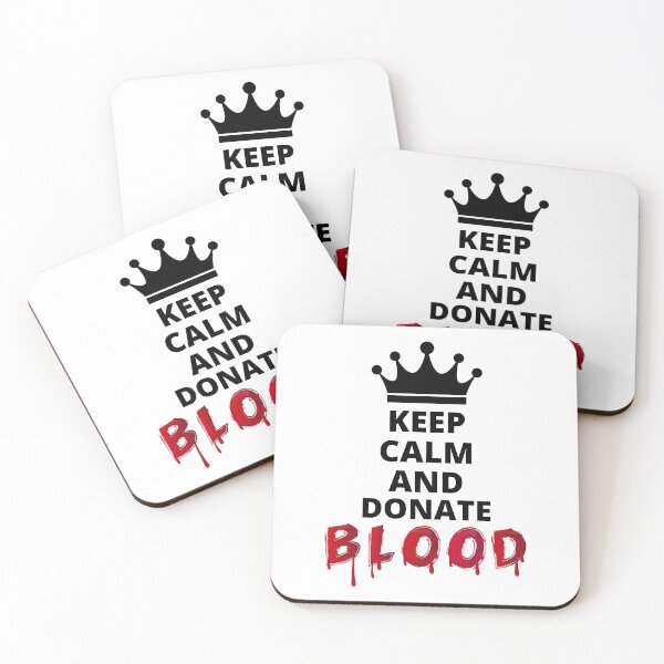 Item preview, Keep Calm And Donate Blood designed and sold by EyanShop.