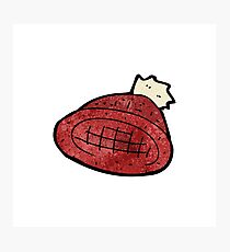 cartoon knitted hat Photographic Print