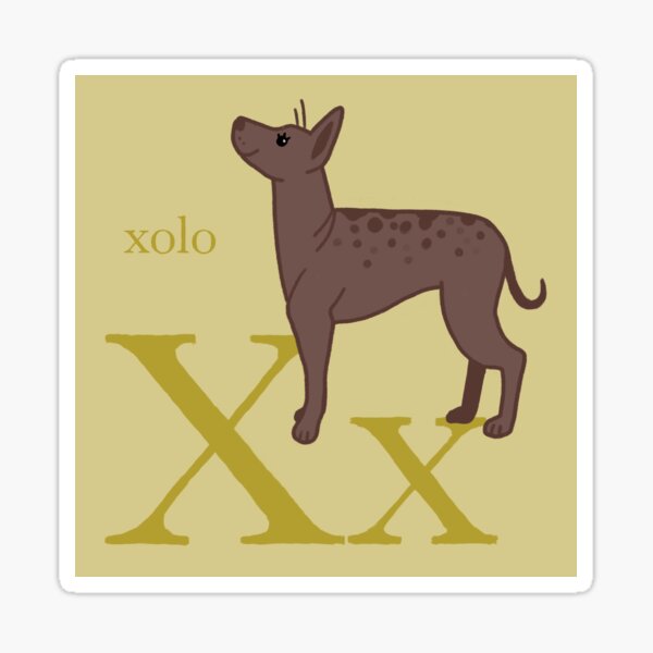 Item preview, X es para Xolo designed and sold by MelHillery.