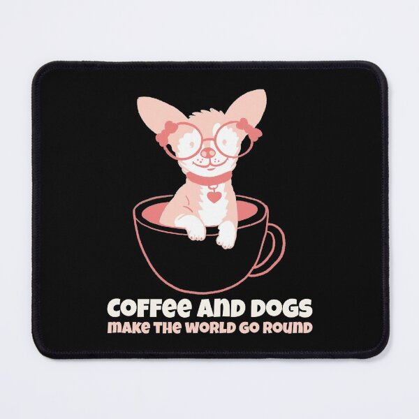 Item preview, Coffee and Dogs - Funny Dog Design designed and sold by TheHillSpruce.