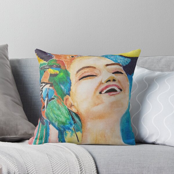 Item preview, Beautiful bird head women in stunning colours designed and sold by Kayleigh Hannah Art .