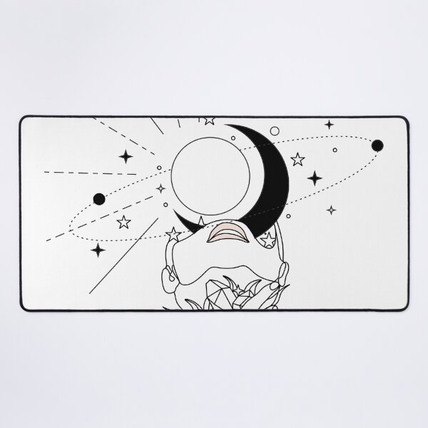 Item preview, Line Art woman universe woman spiritual art designed and sold by OneLinePrint.