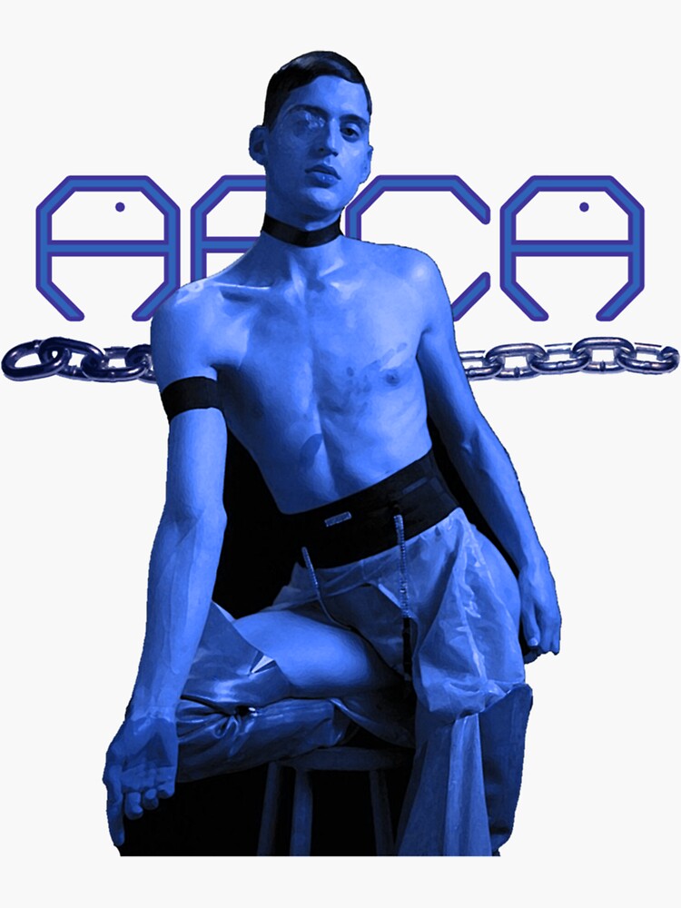 "Blue ARCA Chain " Sticker for Sale by HollyCannonArt Redbubble