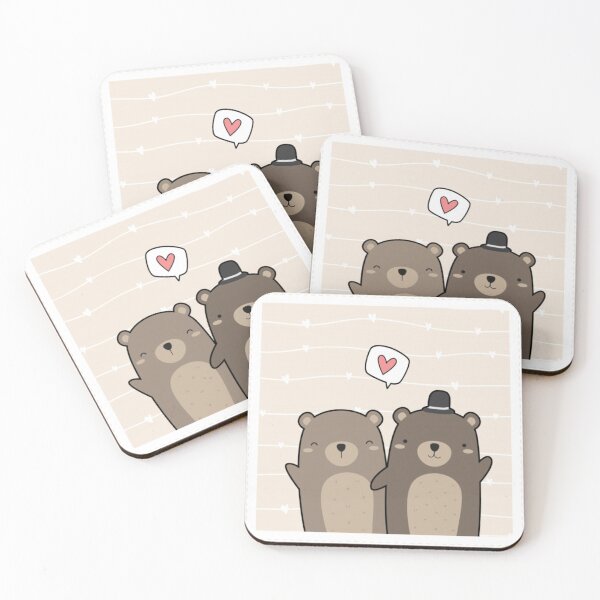 Item preview, Lovely Bears Couple designed and sold by kawaiistudio.
