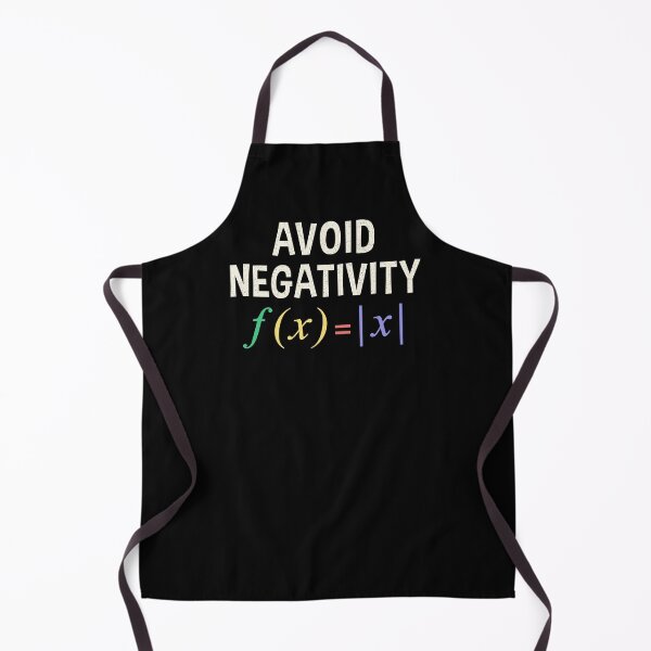Item preview, Avoid Negativity Funny Math Function designed and sold by Wishinglob.