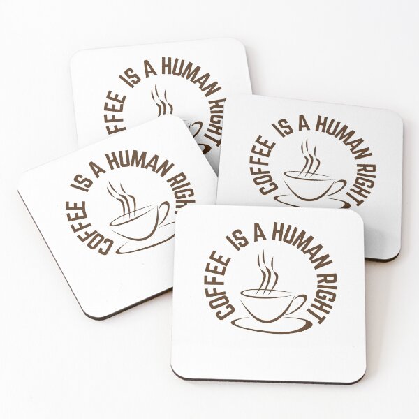 Item preview, Coffee is a human right, i love coffee designed and sold by mu-art.
