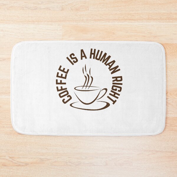 Item preview, Coffee is a human right, i love coffee designed and sold by mu-art.