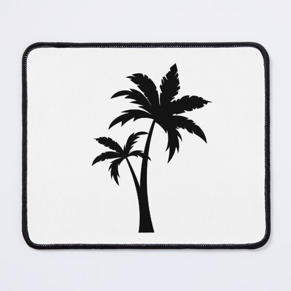 Palm Trees Illustration. Tropical Palm Trees Sticker for Sale by Natia  Tchelidze