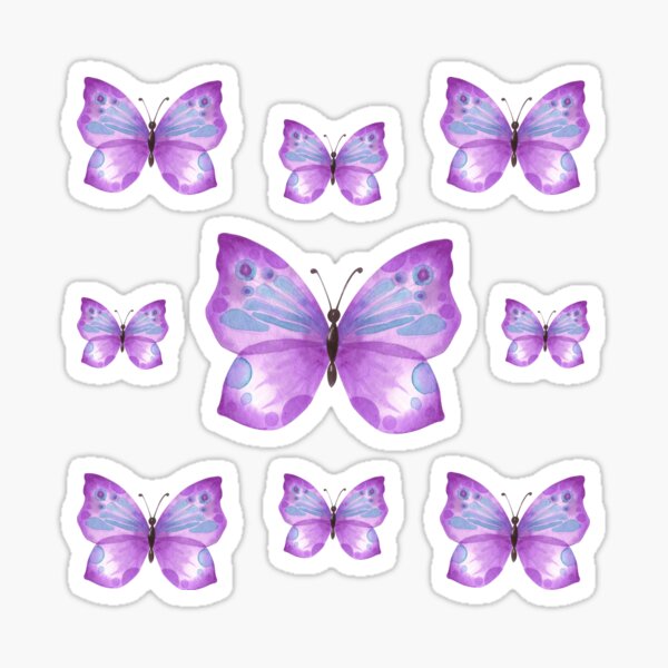 Purple Emperor Butterfly Waterproof Vinyl Sticker – Botanical Bright - Add  a Little Beauty to Your Everyday