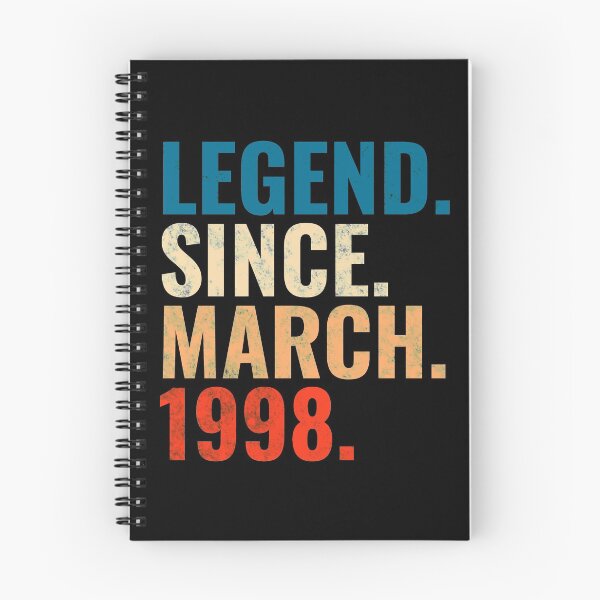 Item preview, Legend Since March 1998 Retro Vintage designed and sold by Teelogic.