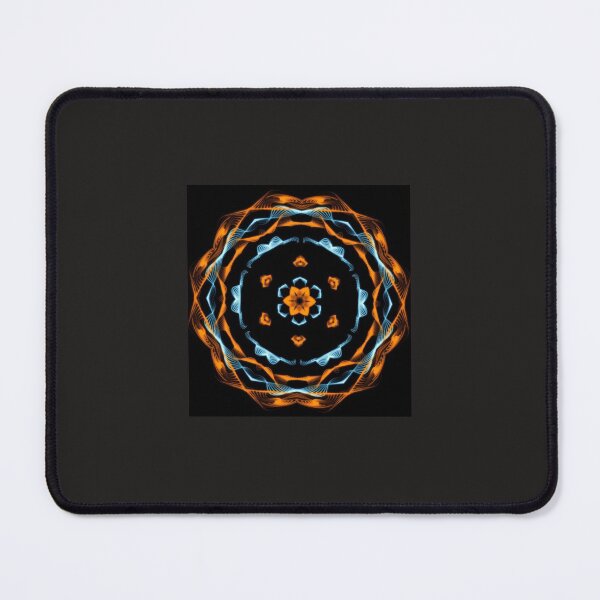 Item preview, Abstract Orange & Blue Fractal Orb Classic designed and sold by FGotedo.