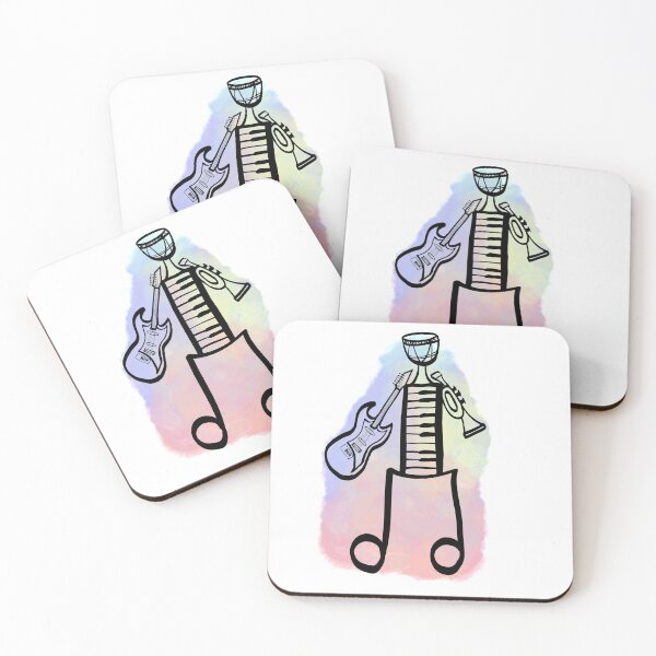 Item preview, Instrument man colorful background designed and sold by Designs2shine.