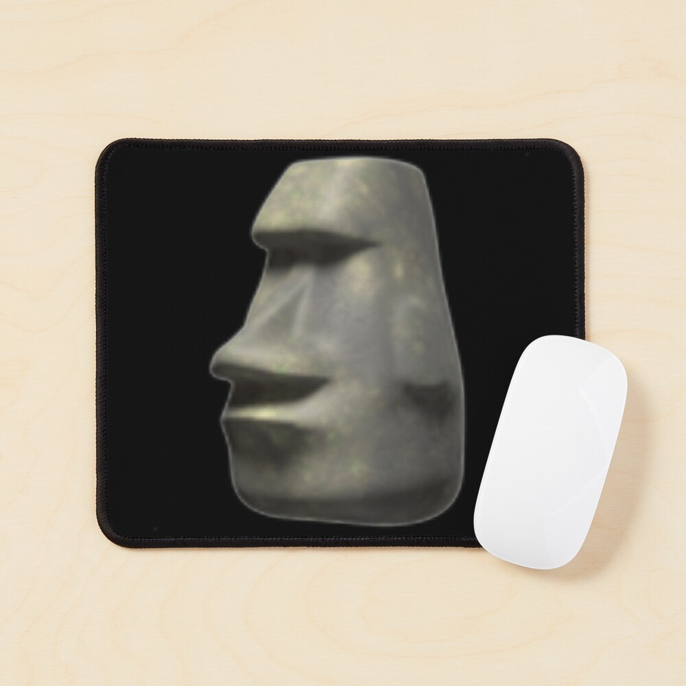 Moai Emoji Metal Print for Sale by tutorvein