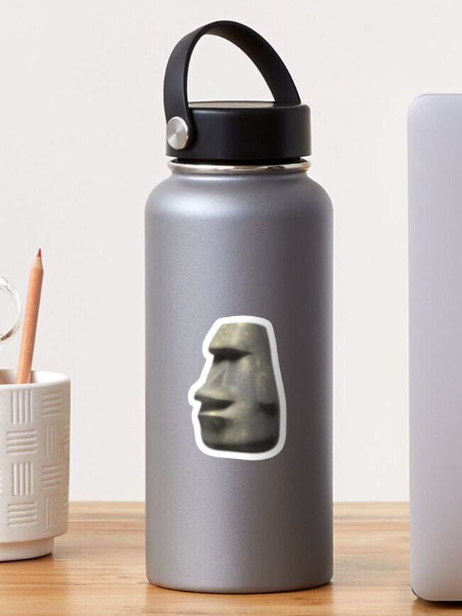 Moai Emoji Stickers for Sale