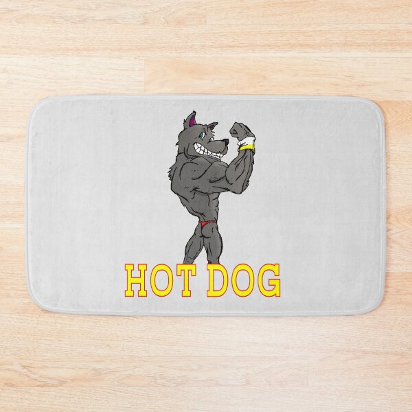 Artikelvorschau, Hot Dog grau entworfen und verkauft von HeavyBurden.
