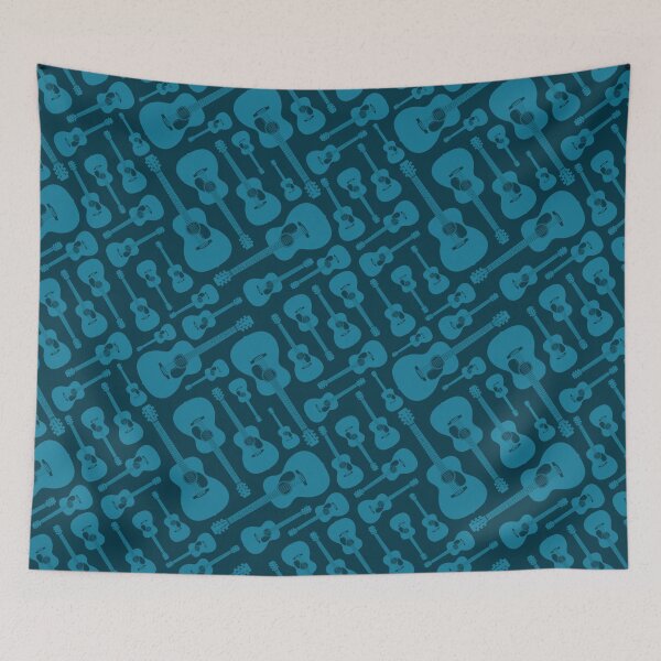 Item preview, Acoustic Guitar Seamless Pattern designed and sold by nightsworthy.