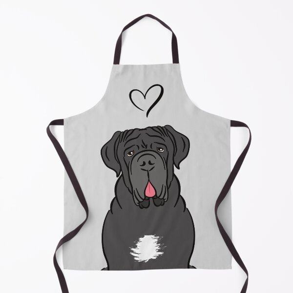 Item preview, LOVE Black Neapolitan mastiff designed and sold by Lulupainting.