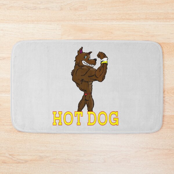 Artikelvorschau, Hot Dog hellbraun entworfen und verkauft von HeavyBurden.