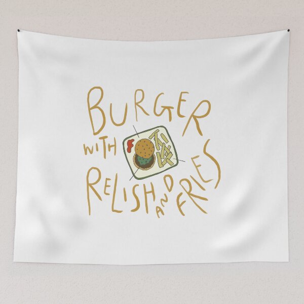 Item preview, Burger with relish and fries (BWRAF) designed and sold by WhenPigsSwim.