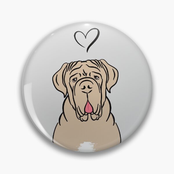 Item preview, LOVE Tawny Neapolitan mastiff designed and sold by Lulupainting.