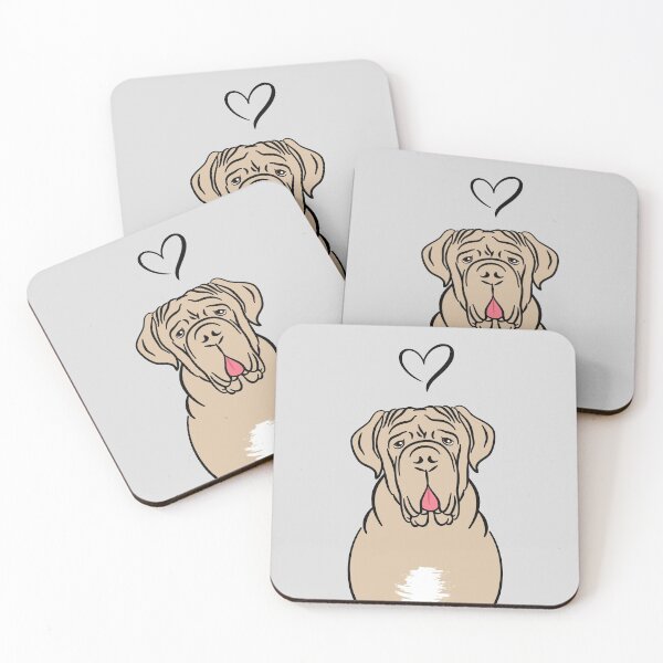 Item preview, LOVE Tawny Neapolitan mastiff designed and sold by Lulupainting.