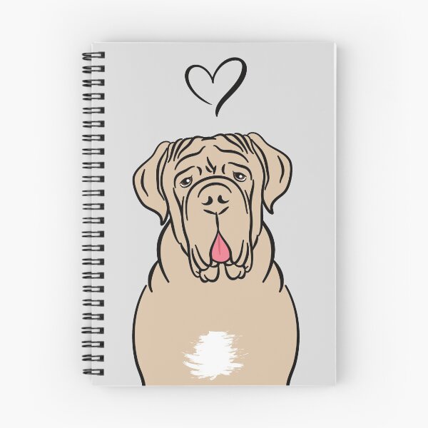 Item preview, LOVE Tawny Neapolitan mastiff designed and sold by Lulupainting.