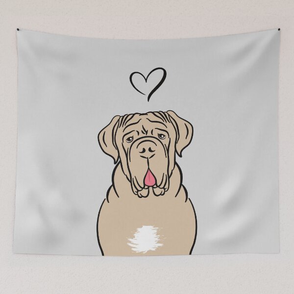 Item preview, LOVE Tawny Neapolitan mastiff designed and sold by Lulupainting.