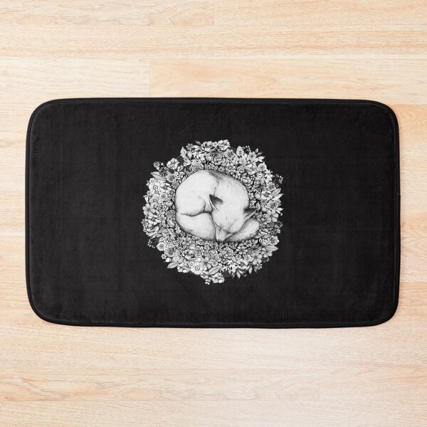Item preview, Fox Sleeping in Flowers Premium designed and sold by Sarlene.