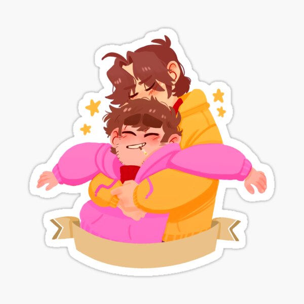 pink/yellow Sticker
